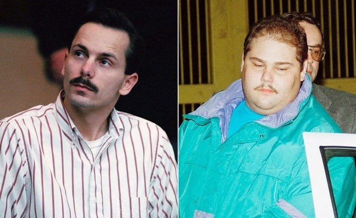 Jeff Gillooly and Shawn Eckhardt, accomplices in the attack on Nancy Kerrigan.  AP Pictures