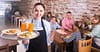 The job of a waiter is usually one of the most in-demand jobs for those who have an h2b visa Photo Shutterstock.
