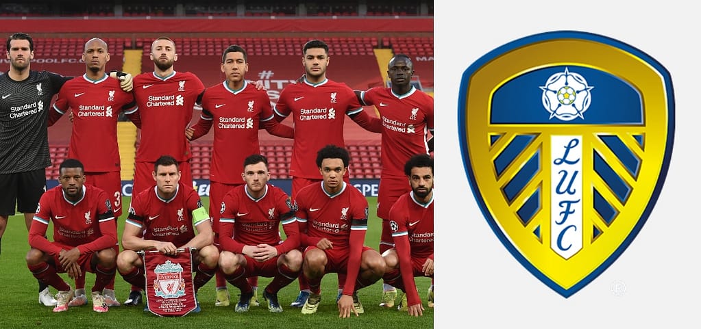 Round the world cart: Leeds United announced their score against Liverpool and told them the Merseyside Reds in the Premier League.