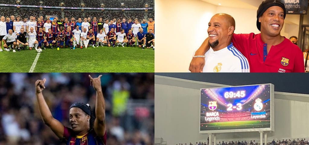 Video with the best legend classic: Ronaldinho's magic, the effect of Monetes, the help of Rivaldo, the goal of de la Red and the victory of Real Madrid