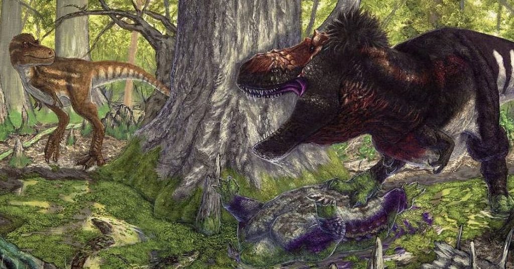 Science.  - When T. Rex took control, average predators disappeared