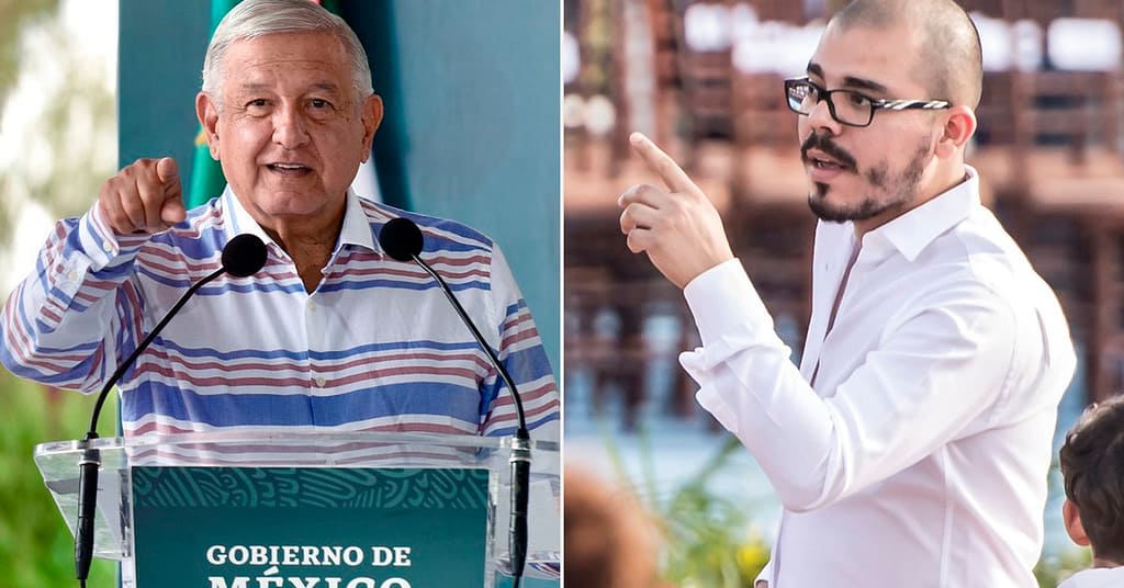 The son of Nicaragua's president has criticized AMLO for his statements about the country's crisis