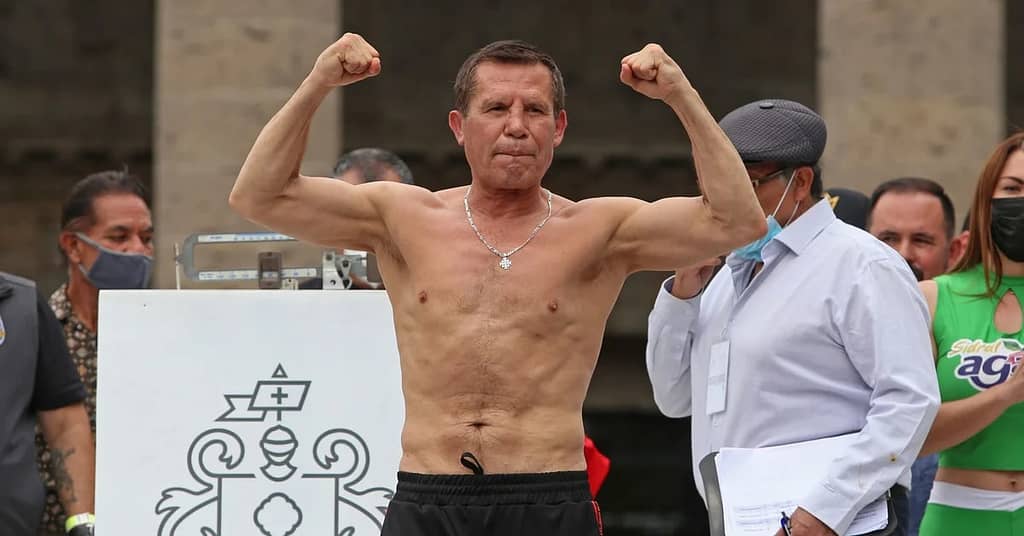 Julio Cesar Chavez tested positive for COVID-19 over the weekend