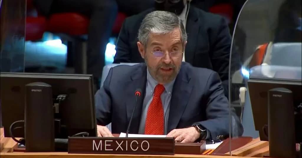 Mexico warned the United Nations about the conflict in Ukraine ""it involves a leap into the void"