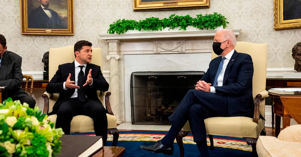 Joe Biden spoke with Volodymyr Zelensky to start international support for Ukraine