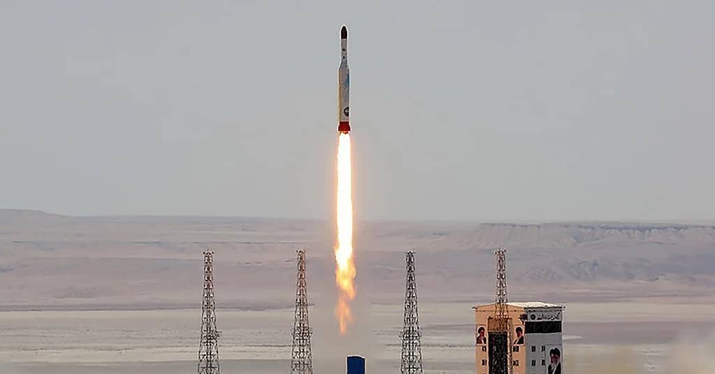 In the midst of negotiations over its nuclear program, Iran announced that it had launched a missile into space