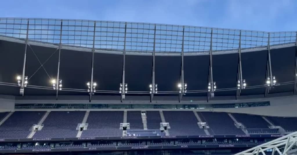 Storm Eunice hit the Tottenham stadium and moved its entire roof: the reasons why it was not damaged