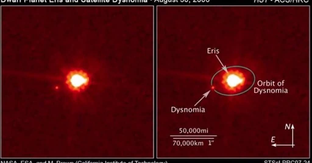 Science.-Eris, the 10th frustrated planet of the solar system, is 17 years old
