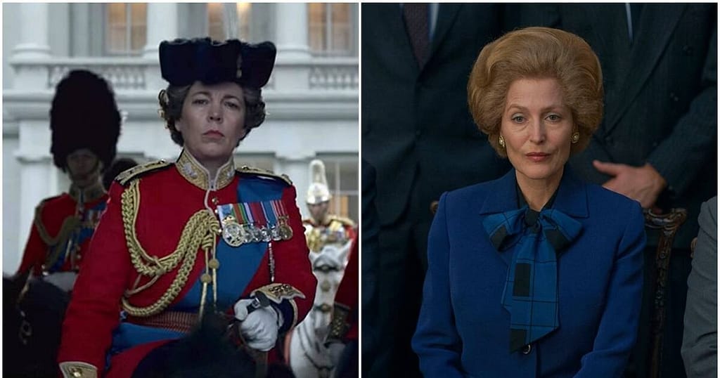 The Crown: Funny, Filtered Video of Gillian Anderson & Olivia Coleman Dancing