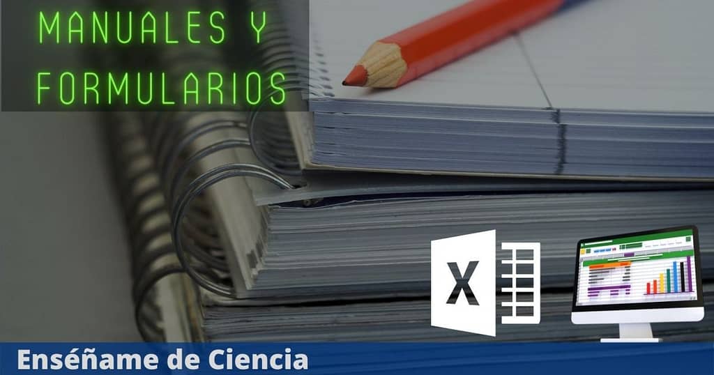 Collection of brochures and Excel templates, in PDF format and in Spanish - Enséñame de Ciencia