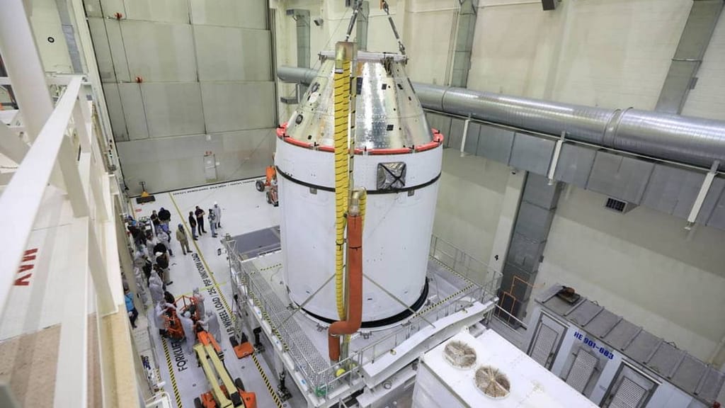The first Orion spacecraft is ready to fly to the moon