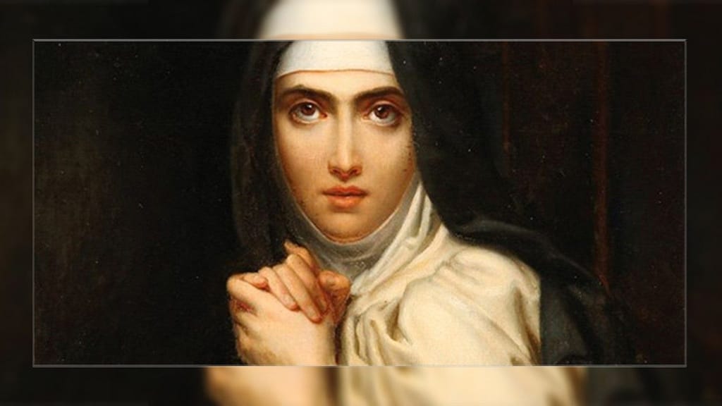 The Pope: Saint Teresa Avila knew how to transfer Heaven to Earth
