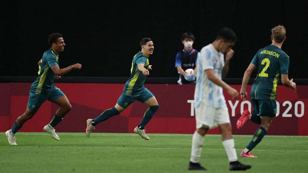 Strong stumble: In the first appearance of the Olympics, Argentina fell to Australia