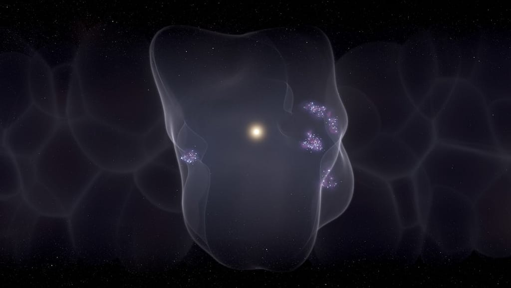 Una misteriosa burbuja de 1.000 años luz que rodea la Tierra es el origen de todas las estrellas jóvenes cercanas, según científicos