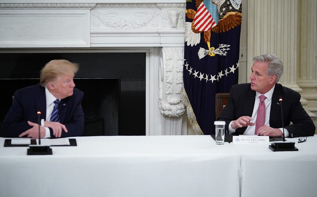 Trump meets Kevin McCarthy and regains his strength