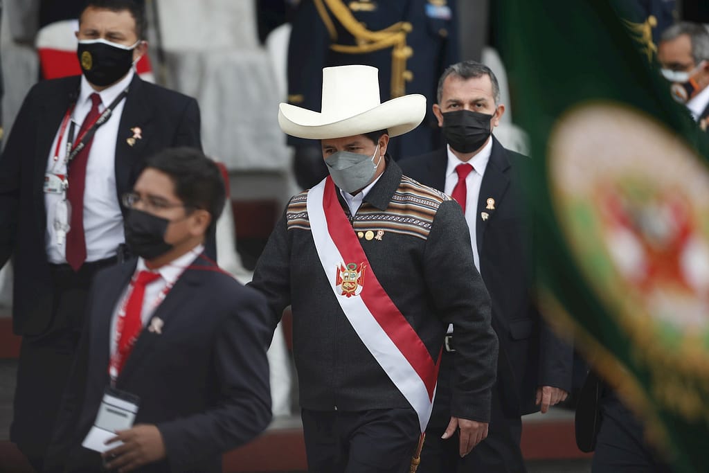 President Pedro Castillo announced that the presidential plane in Peru will be put up for sale