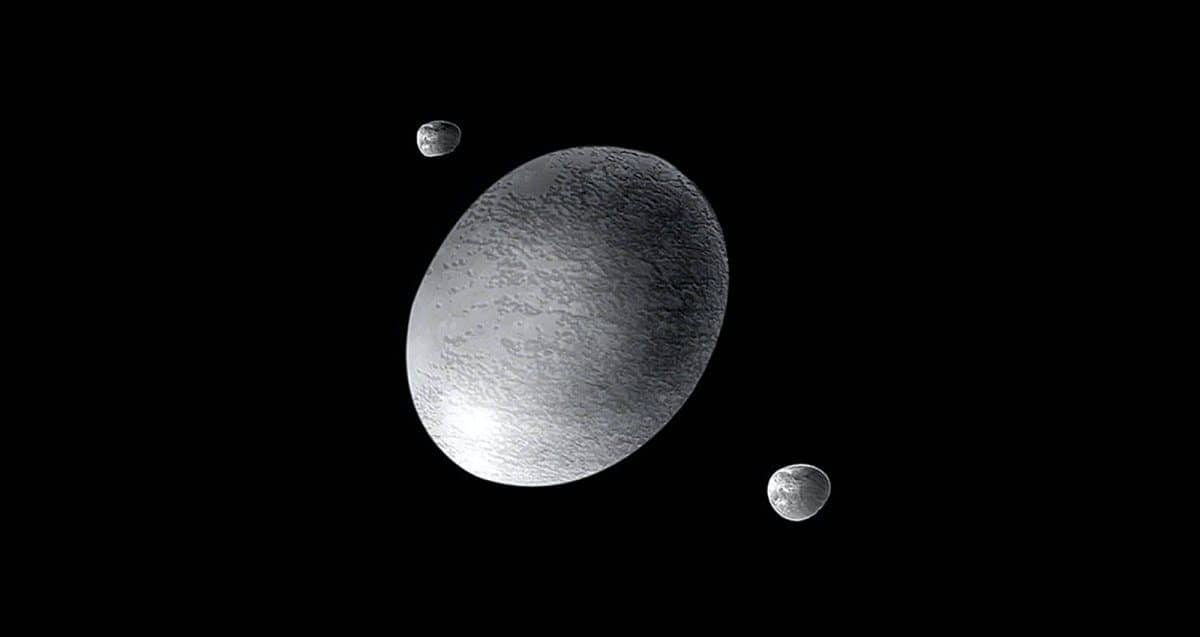 This is the strange dwarf planet Haumea