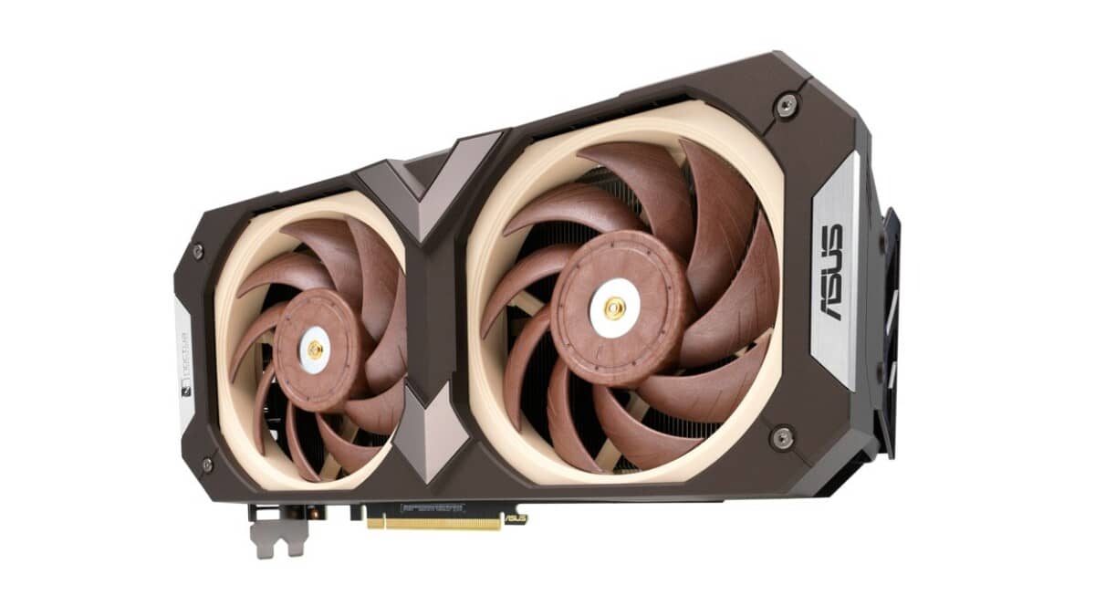 The motherboard for the Asus RTX 3080 Noctua Edition should be approximately four slots high.
