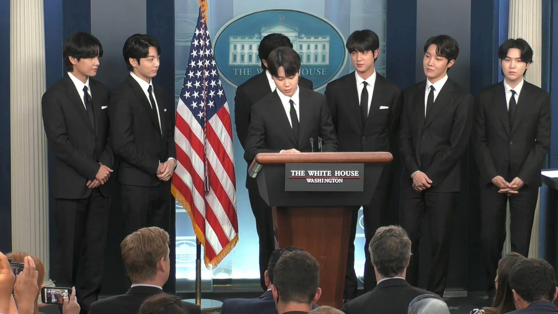 South Korean K-pop group BTS took advantage of a visit to the White House on Tuesday, at the invitation of President Joe Biden, to denounce racism against people of Asian descent in the United States.