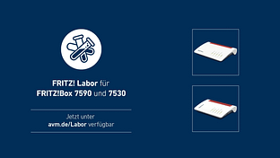 New Fritz!  For the static lab of Fritz!  Box 7590, 7530, 6890 LTE