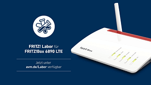 New Fritz!  For the static lab of Fritz!  Box 7590, 7530, 6890 LTE