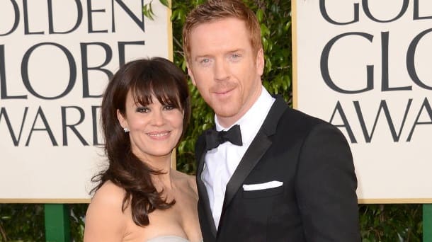 Helen McCrory and Damien Lewis often appeared on the red carpet together.  (Source: Jason Merritt / Getty Images)