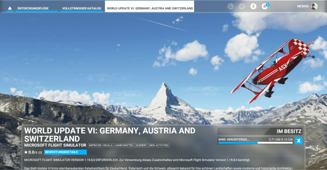 Microsoft Flight Simulator Germany scenes