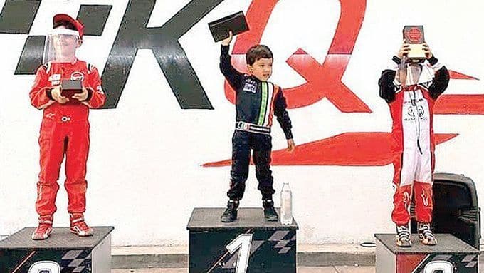 Mateo Garcia, the 5-year-old Mexican who dreams of racing Formula 1 following in the footsteps of Lewis Hamilton