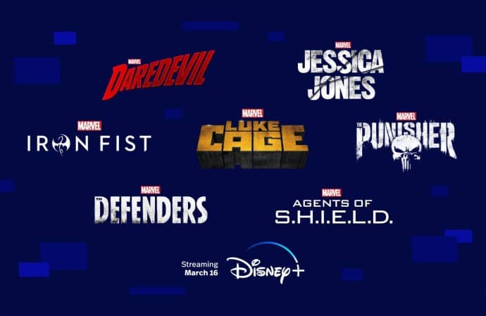 Disney Plus Marvel Netflix Series