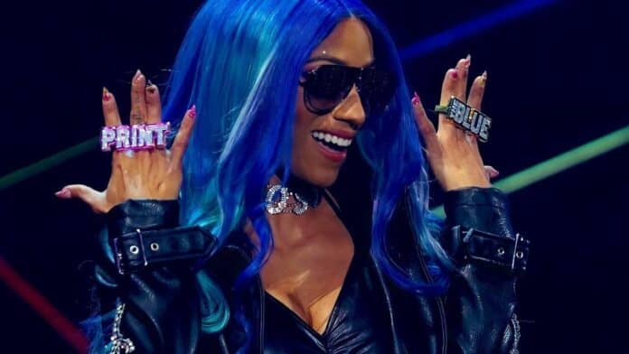 Sasha Banks returns for WWE SmackDown - Jan 28, 2022 - (c) 2022 WWE.  All rights reserved.