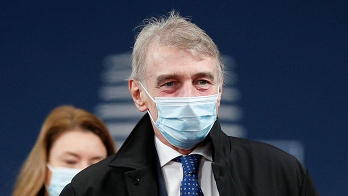 European Parliament President Sassoli has been in hospital since the end of December

