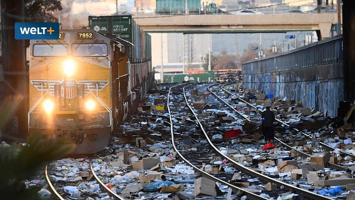 Parcel Looting: These train robberies are part of everyday life in the United States

