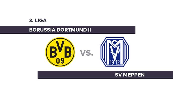 Borussia Dortmund II - SV Meppen: Krueger's early goal is enough for Meppen to win - Third Division

