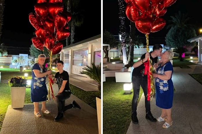 57 years age difference: 19 years makes an offer to his girlfriend

