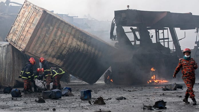 Container depot in Bangladesh: Many dead in major fire

