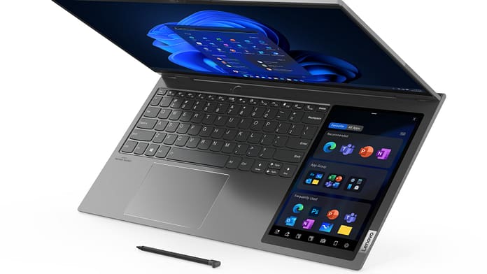 CES 2022: Lenovo ThinkBook Plus mirrors mobile phone on built-in dual screen

