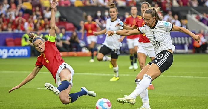  European Football Championship.  With a 2-0 victory over Spain, Germany secured a quarter-final ticket.

