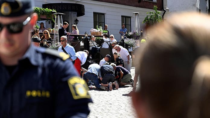 Knife attack in Sweden: Woman killed at political meeting

