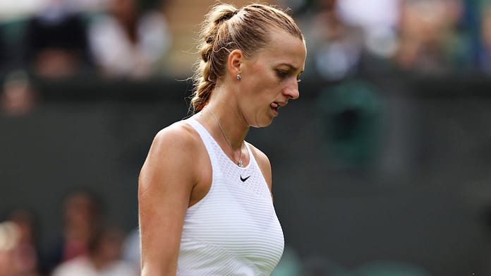 Petra Kvitova has to concede defeat in the first round of Wimbledon - Athletic Mix - Tennis

