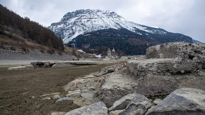 Italy: Geisterdorf was submerged in Lake Reschen for ten years

