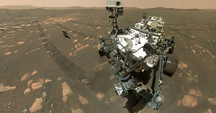 The Mars rover 