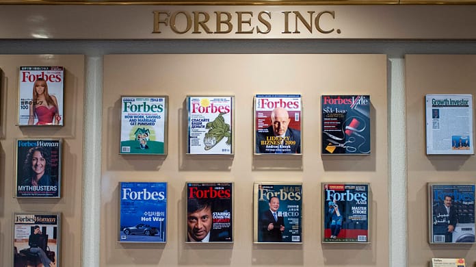 Forbes media company to go public

