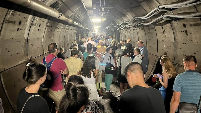'Like a disaster movie': Hundreds of passengers stuck in Eurotunnel

