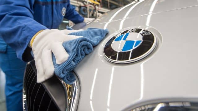 BMW stopped production at another plant مصنع

