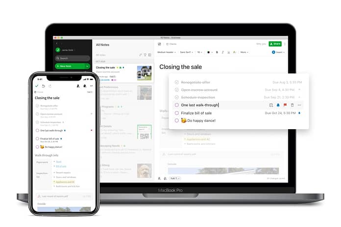 Evernote highlights a new 'To-Do' feature

