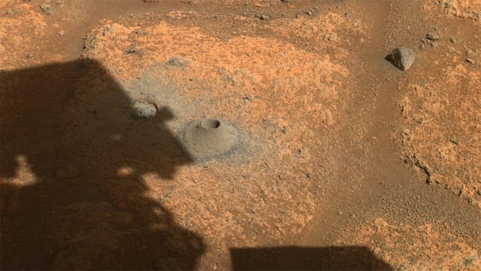 NASA's rover perseveres with first drilling on Mars - without success

