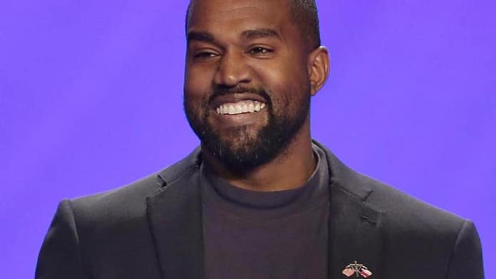 Rapper: Kanye West presents his new album

