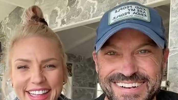 Brian Austin Green and Sharna give the couple's first interview

