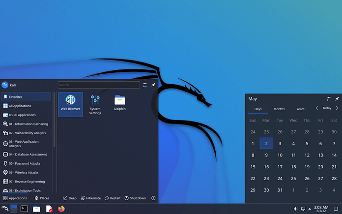 Kali Linux 2022.2 with a polished and unbreakable look

