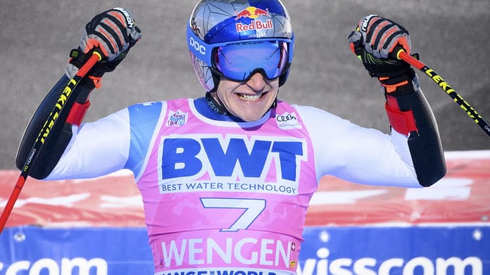 Super-G in Wengen: the live indicator of the race

